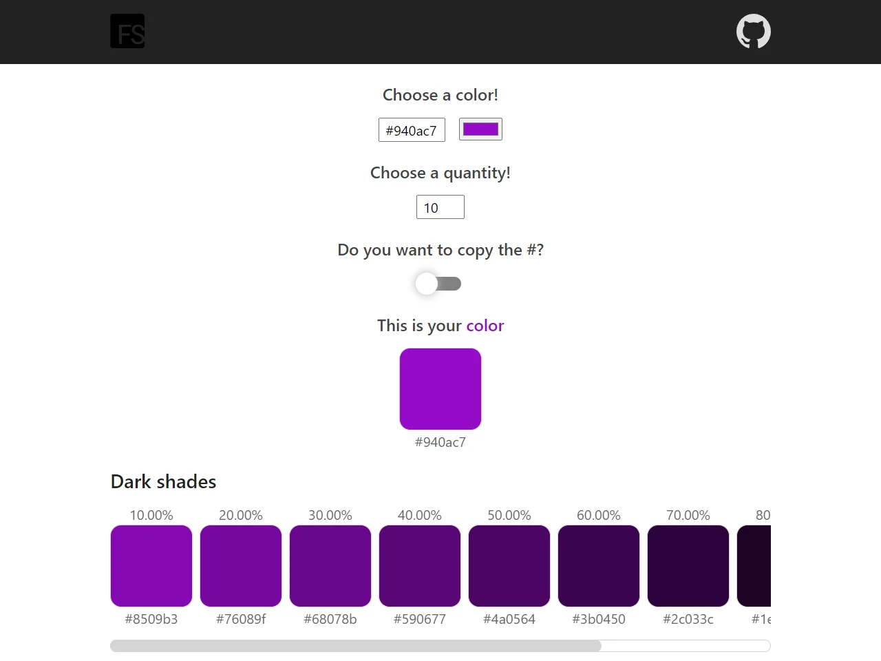 Color Shader preview